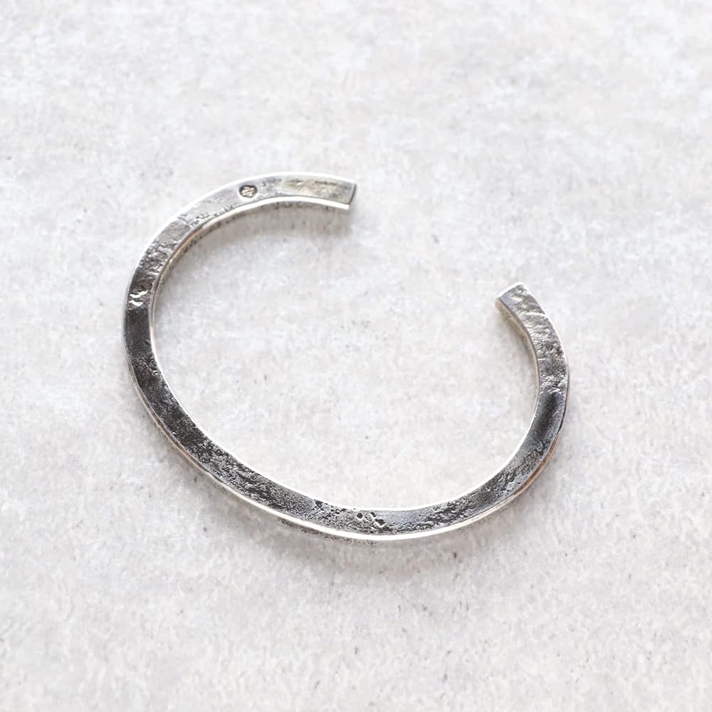Amazon | [ヘムロック] hemlock シルバーバングル Forged bangle